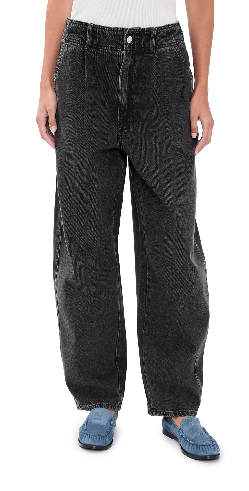 Apiece Apart Bari Jeans Faded Black Wash 32
