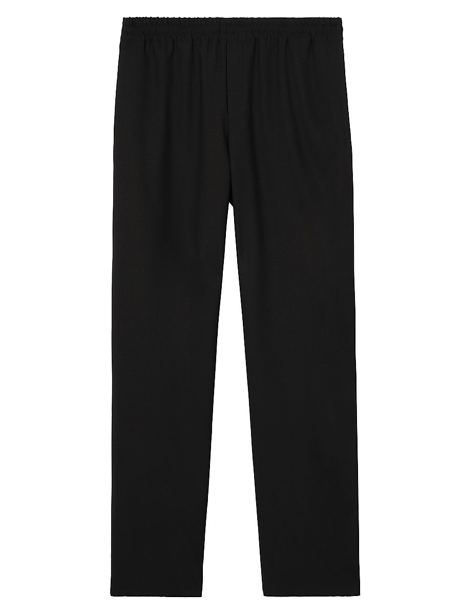 Men's Trevor Wool Track Pants - Black - Size 38