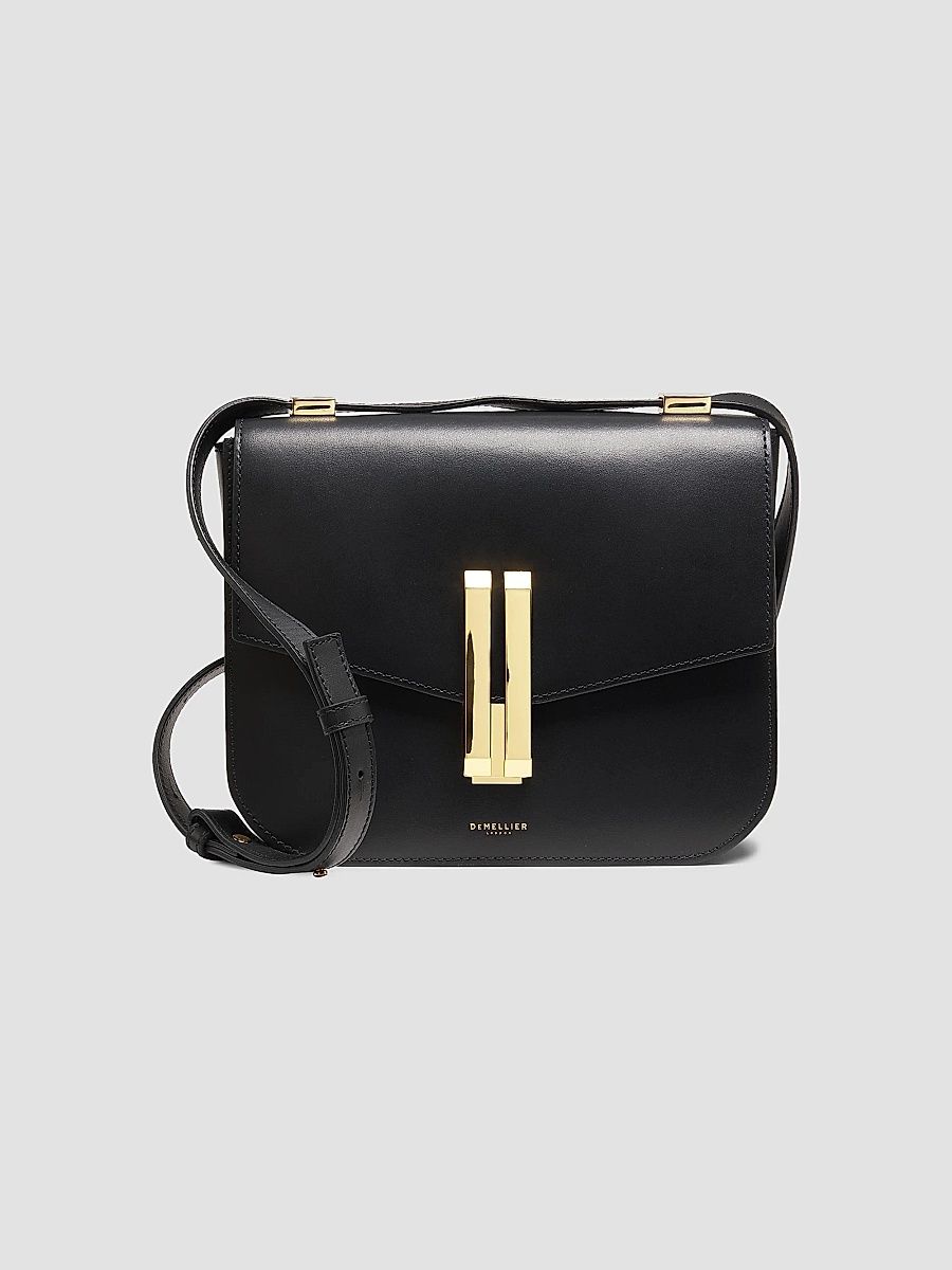 DeMellier Women's Large Vancouver Leather Crossbody Bag - Black