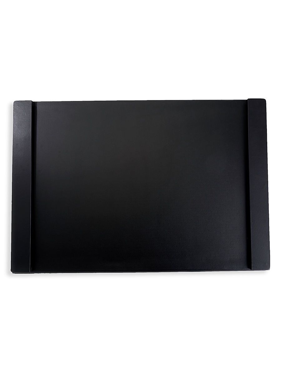 Leather Desk Blotter - Black