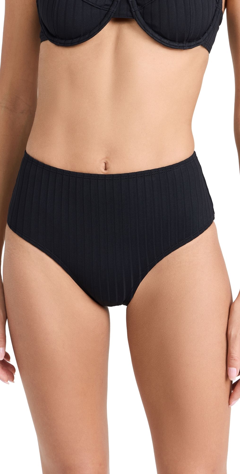 Solid & Striped The Lilo Bikini Bottoms Blackout L