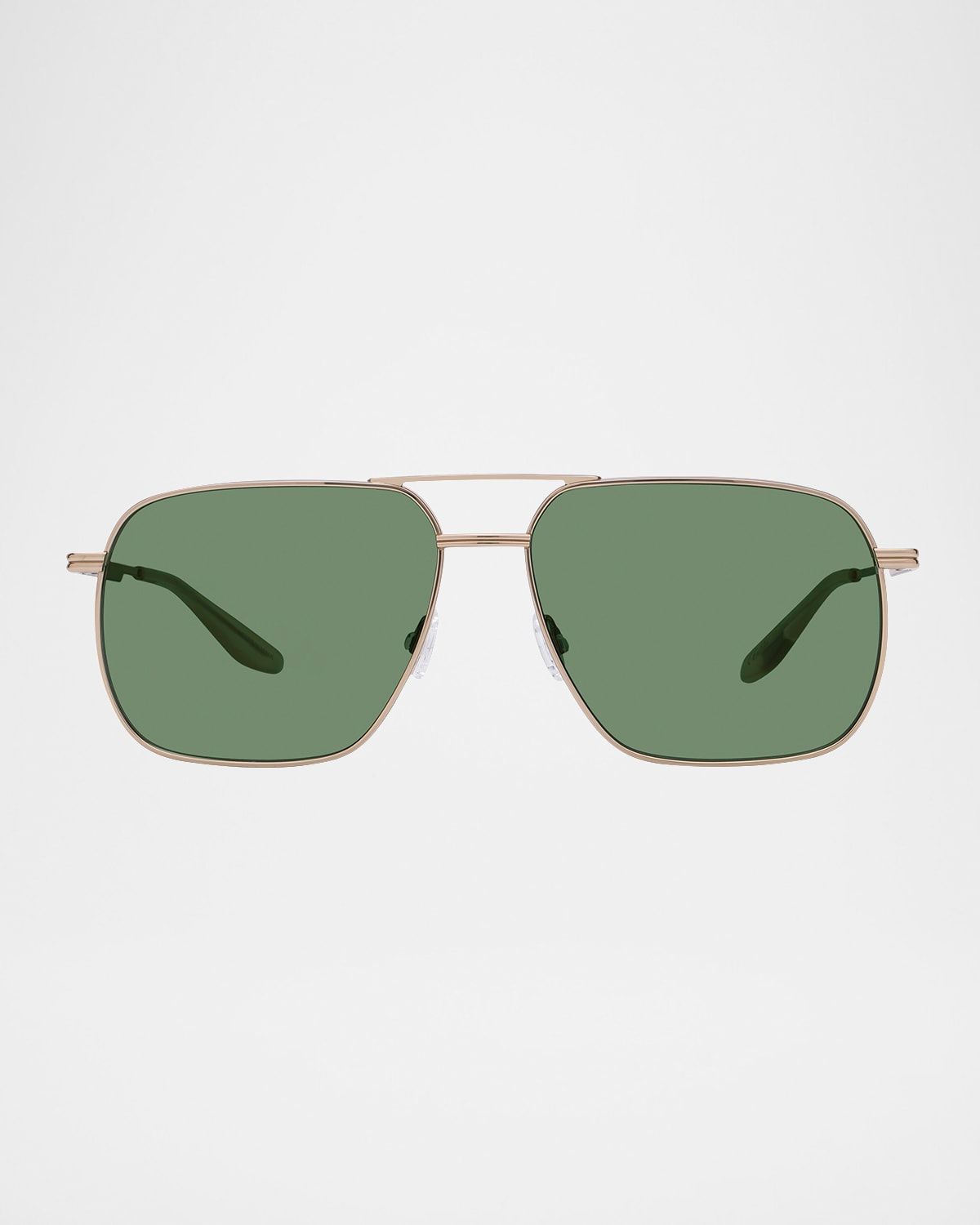 x 007 Men & apos;s Royale Double-Bridge Titanium Aviator Sunglasses