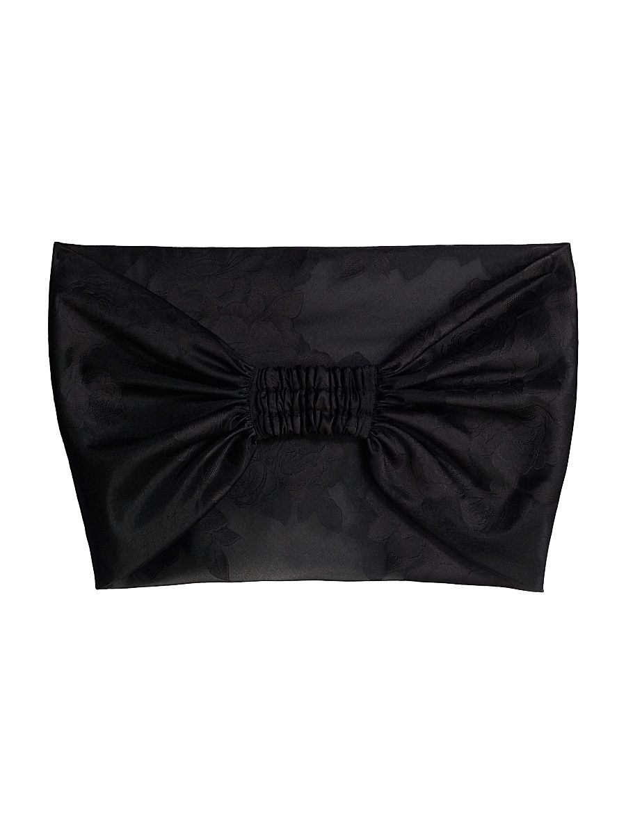 Women's Floral Fil Coupe Cocoon Bolero - Black - Size 16