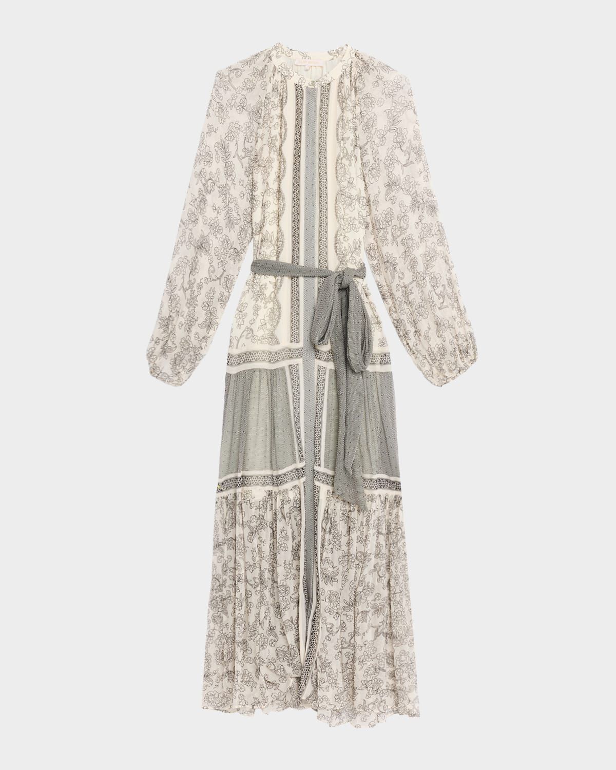 Halley Floral Belted Maxi Dress