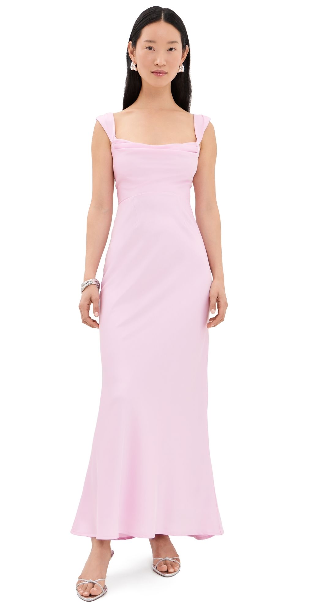 Runaway the Label Margot Maxi Dress Baby Pink S