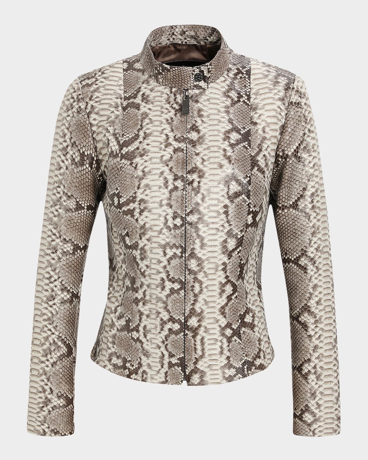 Fitted Python Jacket