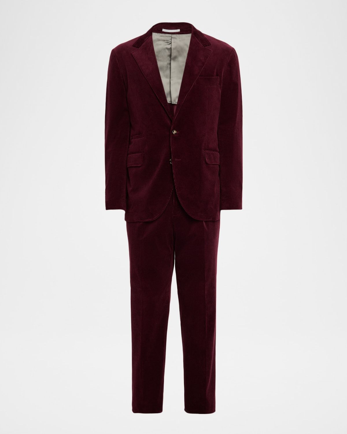 Men & apos;s Fine Wale Corduroy Two-Piece Suit