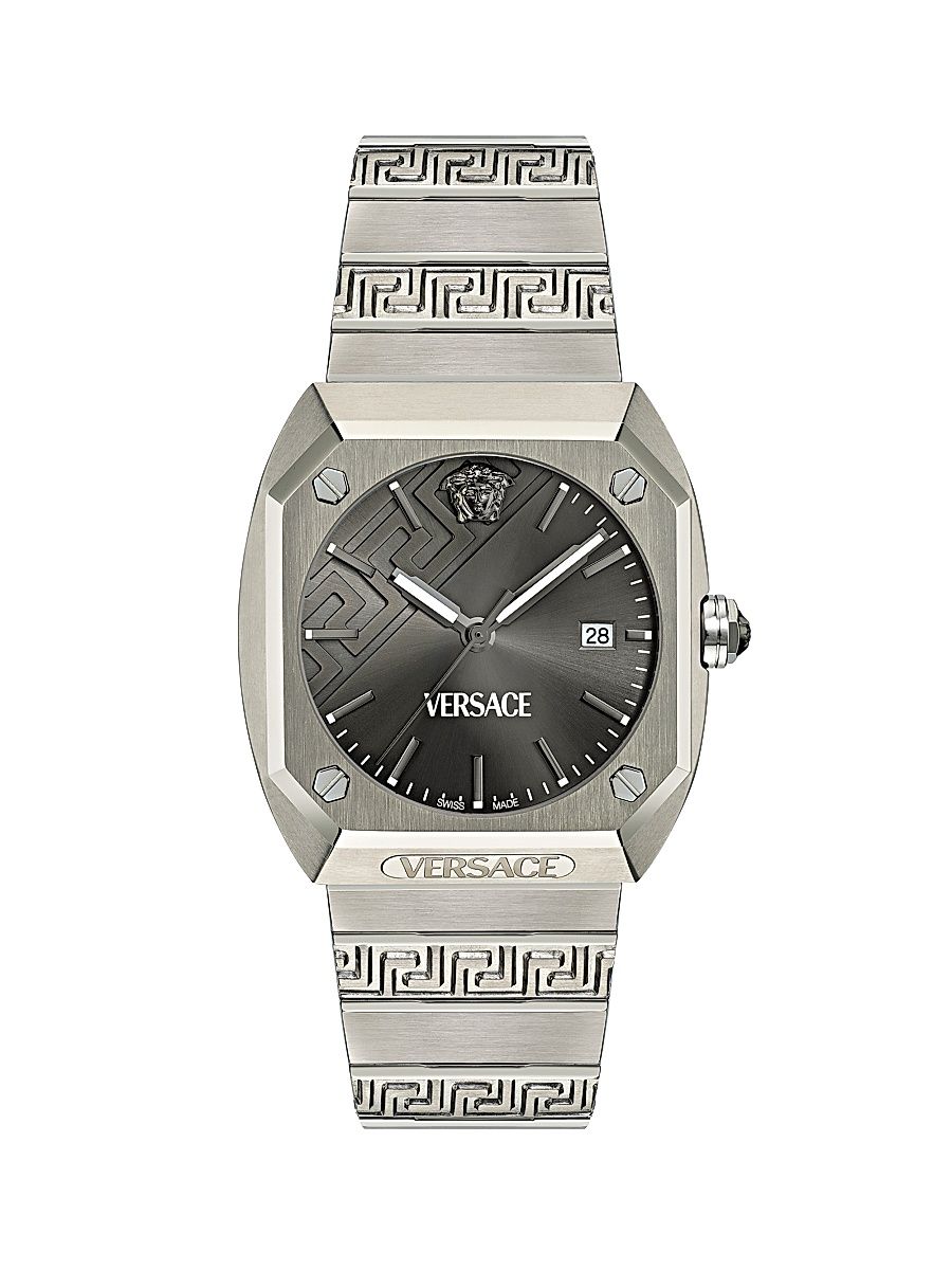 Men's Unisex Antares Titanium Bracelet Watch/44x41.5MM - Grey