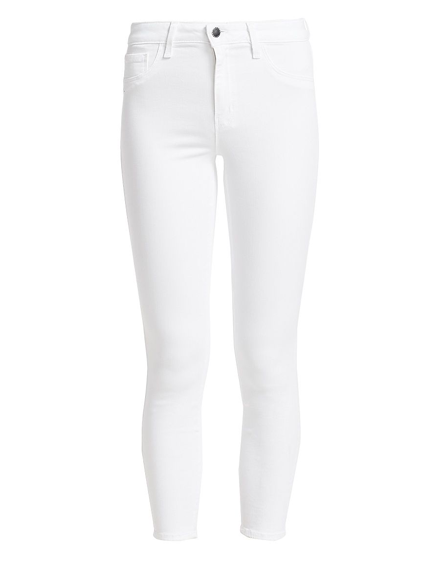 Women's Margot High-Rise Ankle Skinny Jeans - White - Size 32