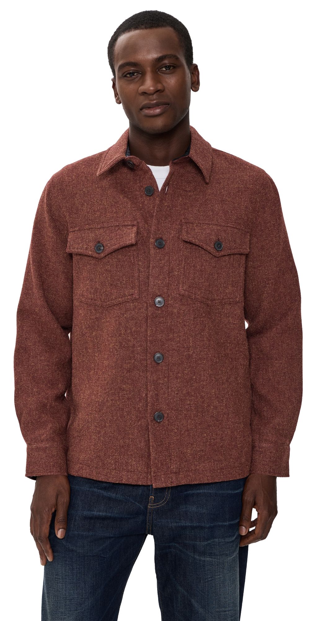 Portuguese Flannel Wool Field Shacket Terroir S