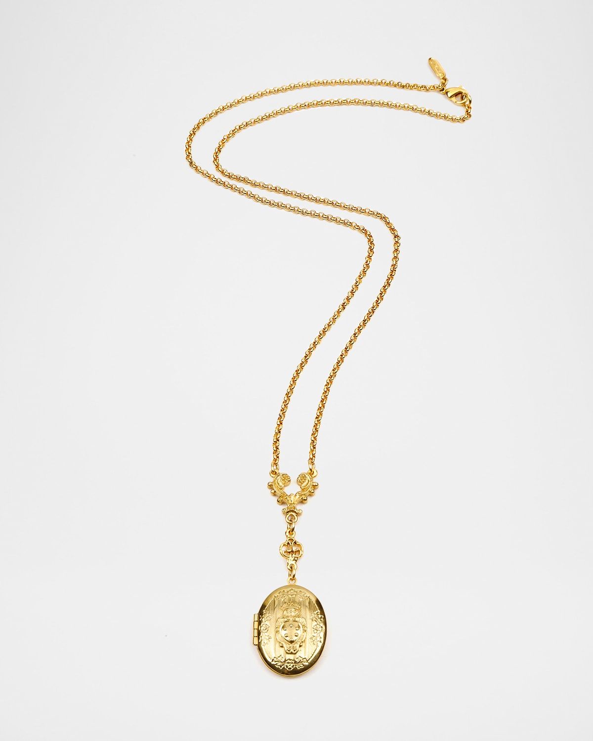 Oval Locket Necklace