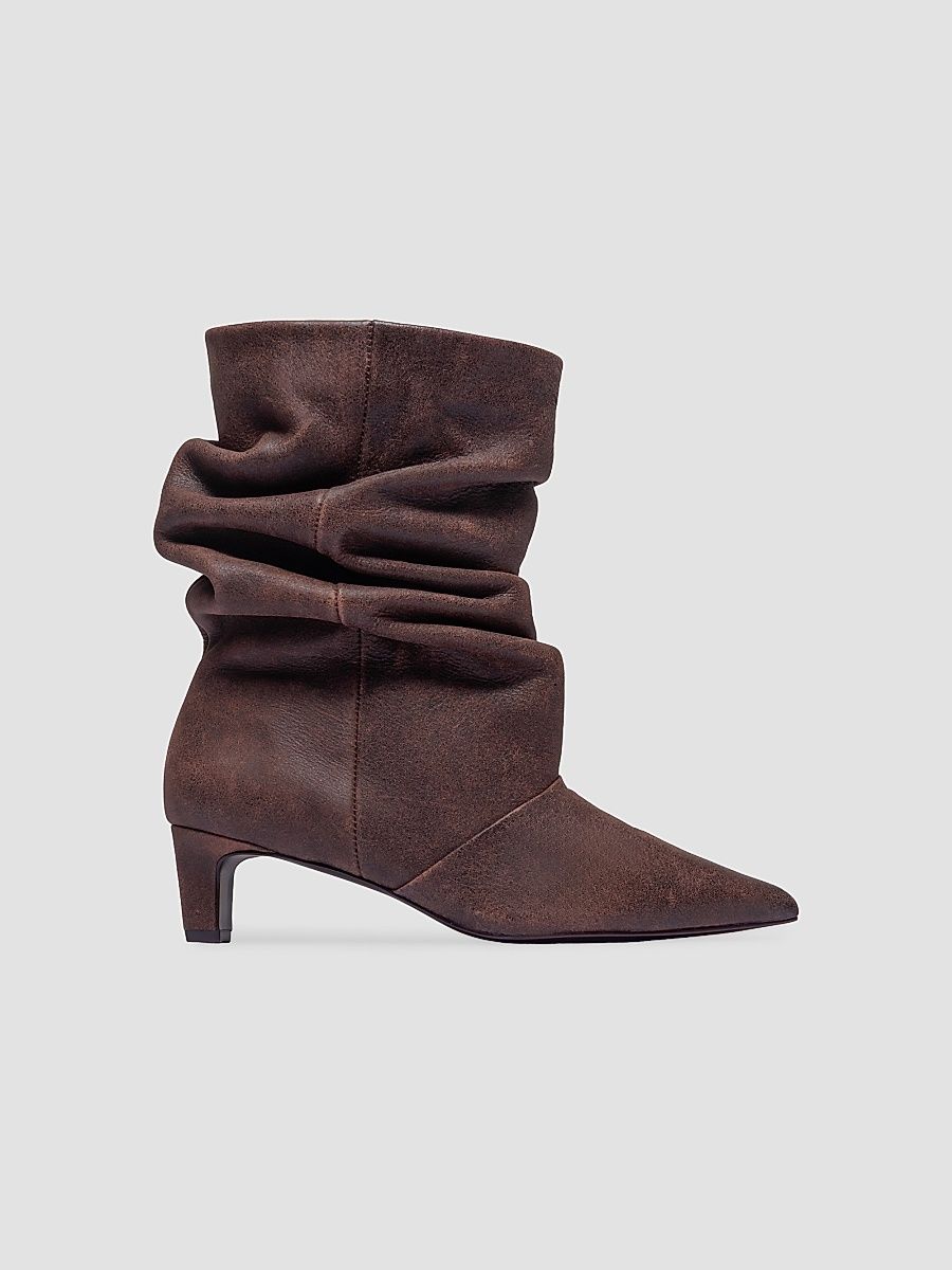 Women's Etta Slouch Boots - Dark Chocolate - Size 11