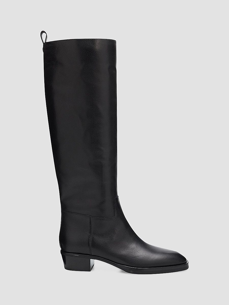 Women's Mave 45MM Leather Knee Boots - Black - Size 7