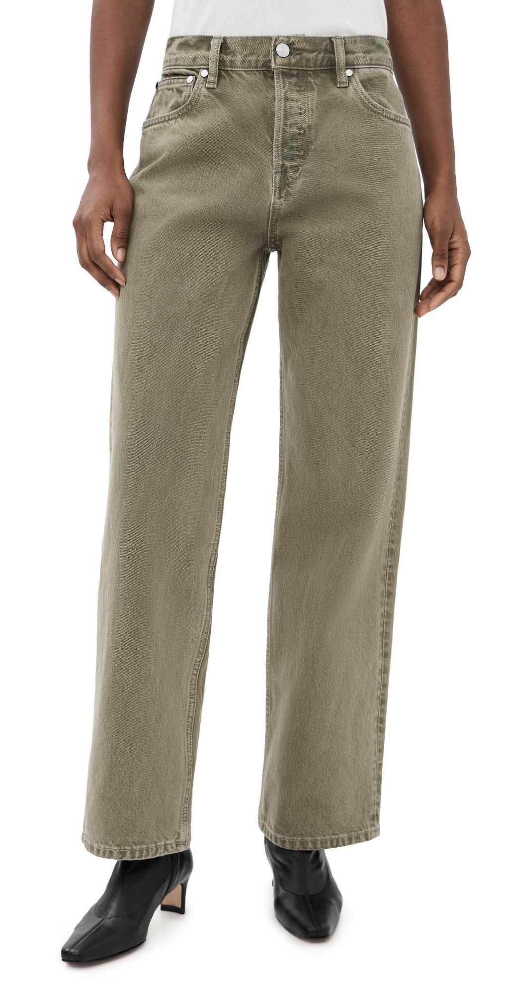 EB Denim Baggy Jeans Faded Army 29