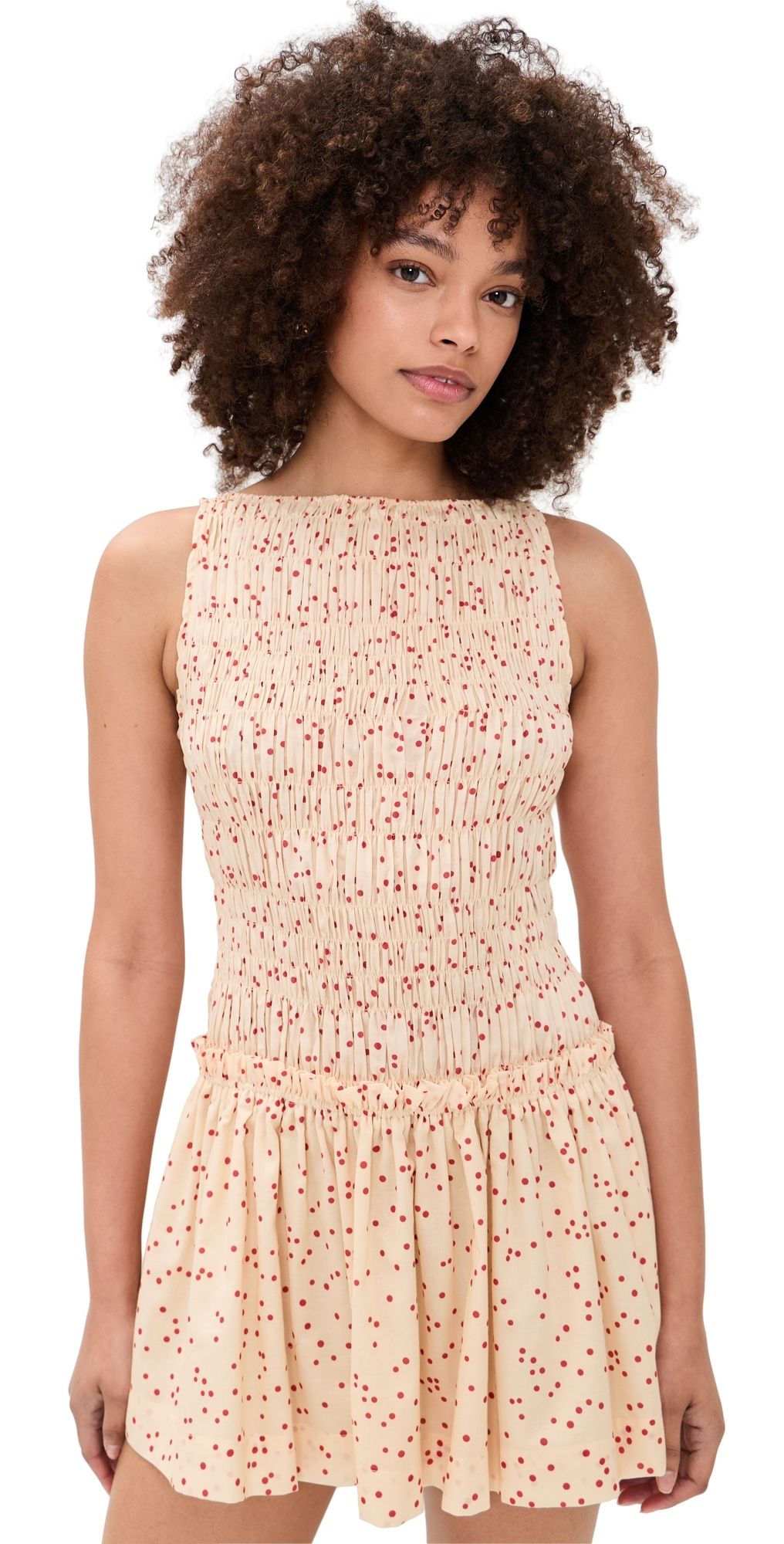 FAITHFULL Gala Mini Dress Linnea Dot Panna 8