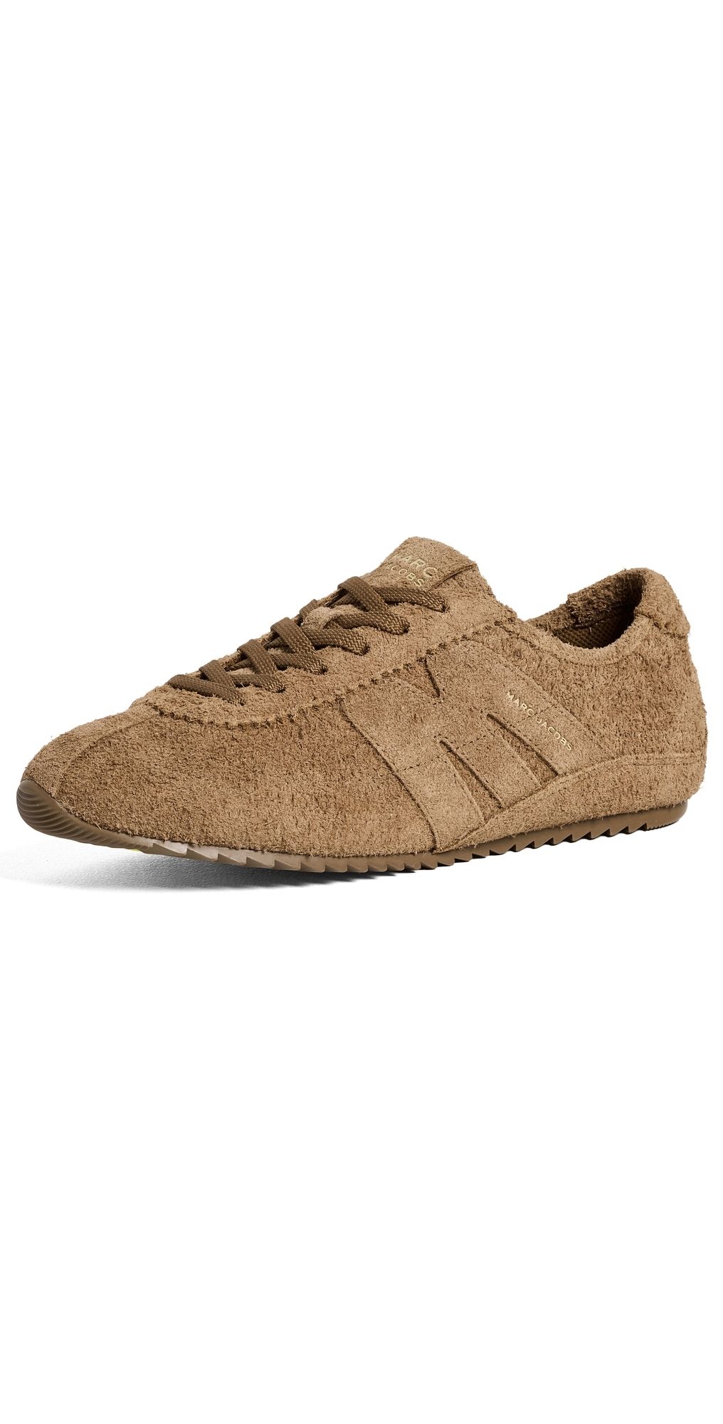Marc Jacobs The 400 Bleecker Suede Runner Sneakers Hazelnut 41