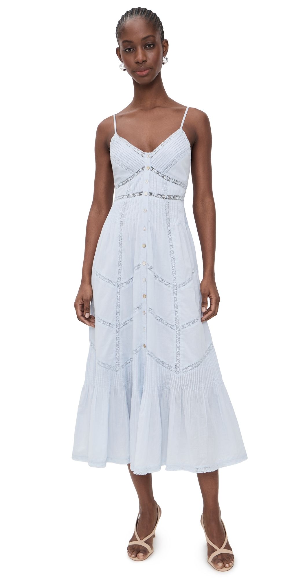 LoveShackFancy Esilda Dress BABY BLUEBELL 4