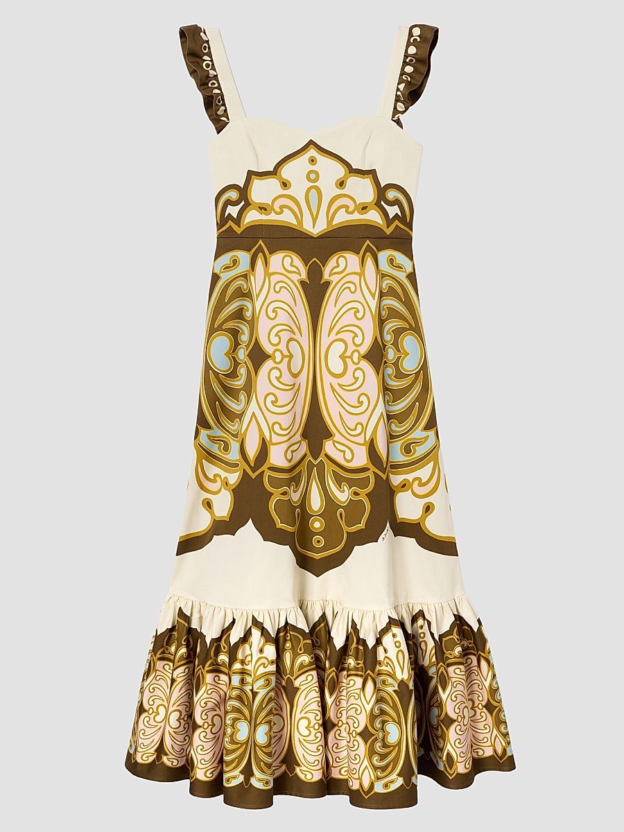 Women's Gingerbread Dress - Cocoon Placee Brown - Size 2
