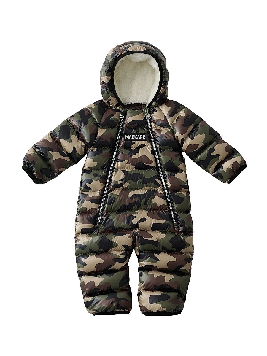 Baby's Bambi Lightweight Down Snowsuit - Camouflage - Size 24 Months