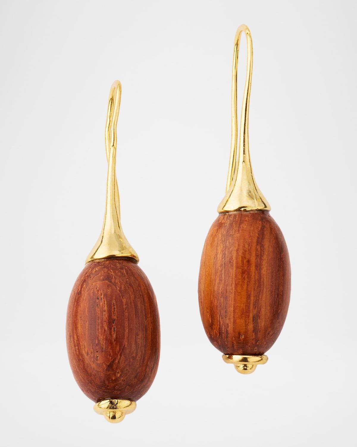 Wooden Drop Earrings