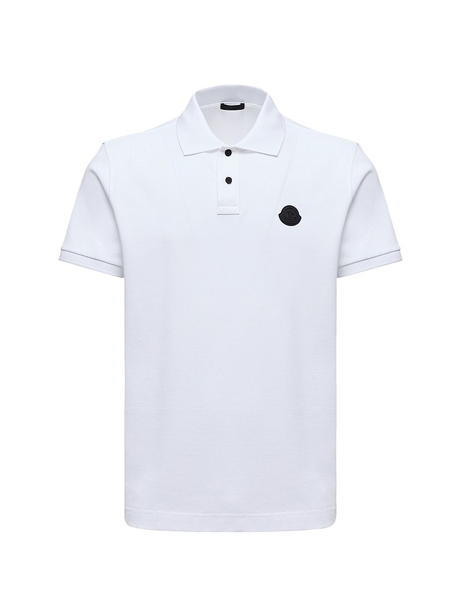 Men's Polo Shirt in Cotton Piquet - White - Size XXXL