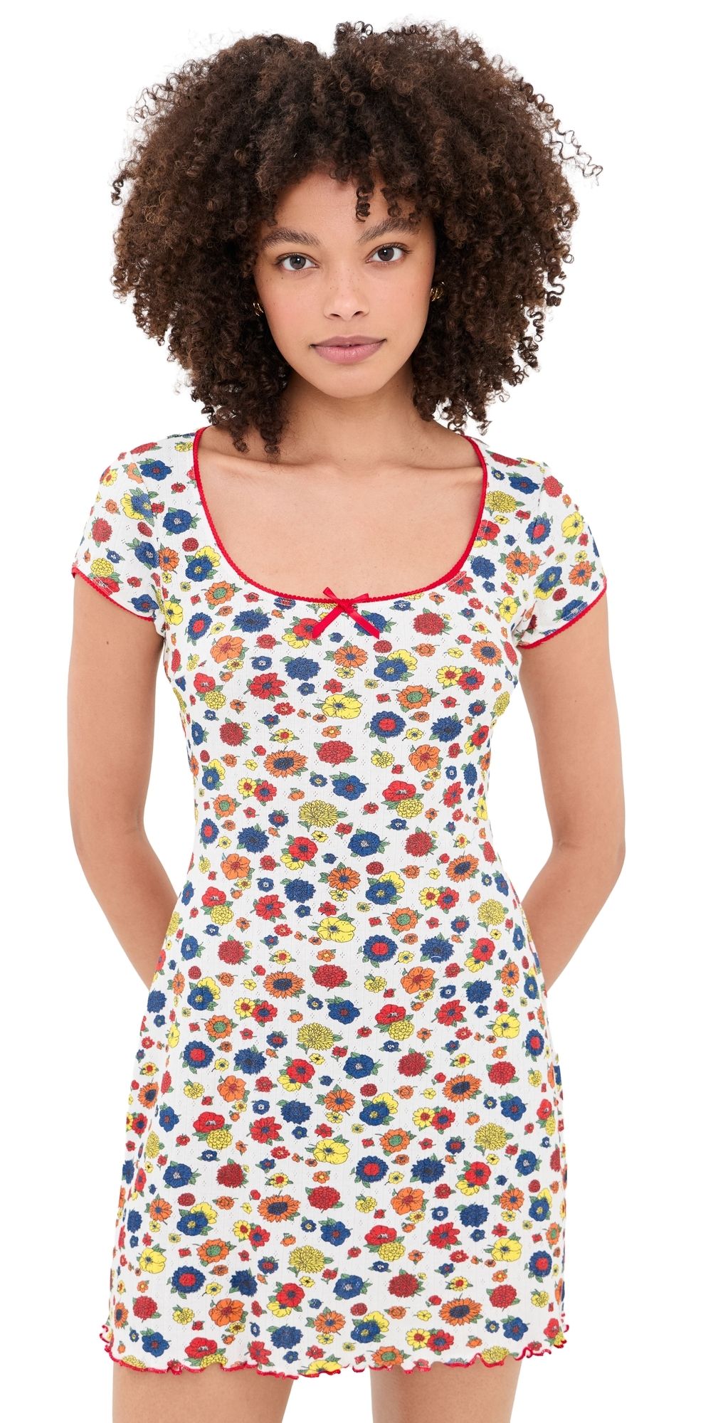 Lisa Says Gah Della Dress Primary Floral XL