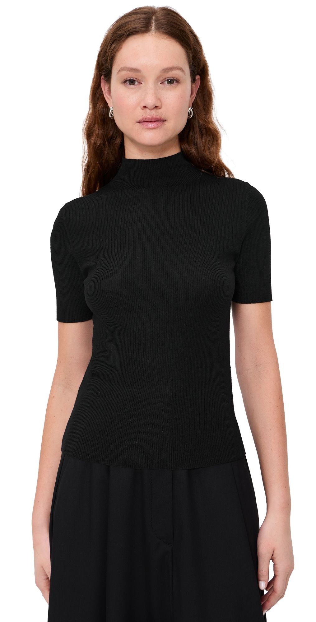 Theory Leenda Solid Pullover Caramel P