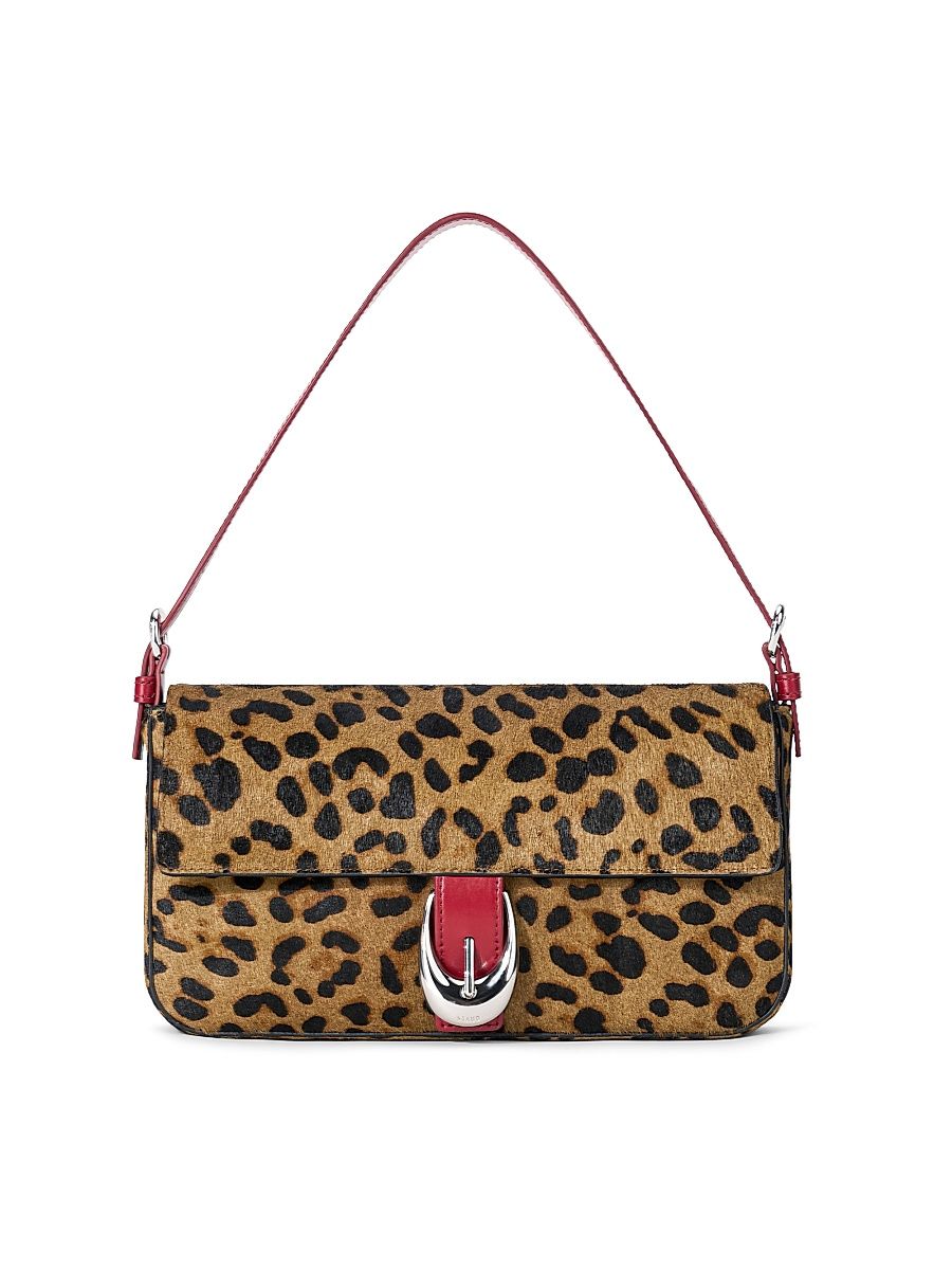 Women's Harlow Cheetah-Print Calf Hair Shoulder Bag - Cheetah