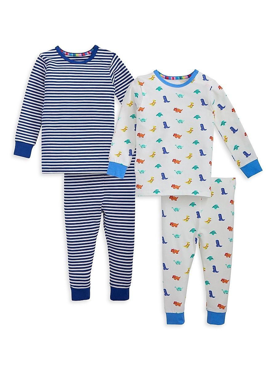 Baby Boy's 2-Pack CloudStretch Long-Sleeve Pajama Set - Blue Multi - Size 18 Months