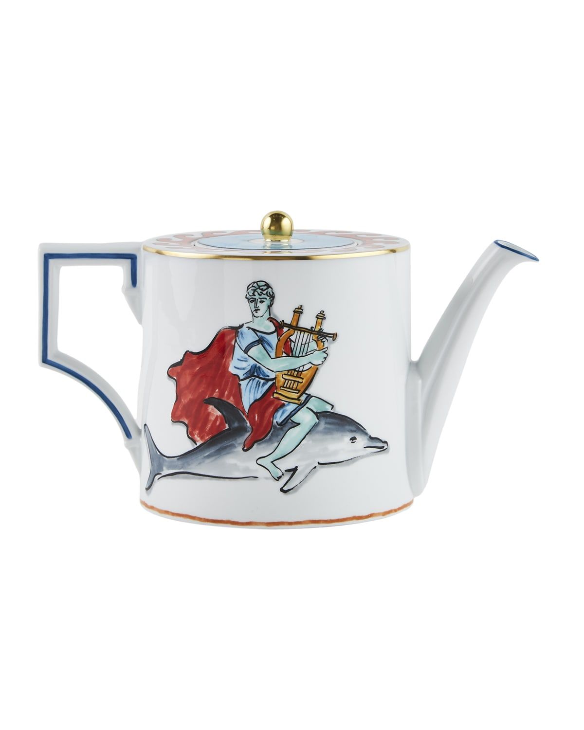 Il Viaggio di Nettuno Teapot, White