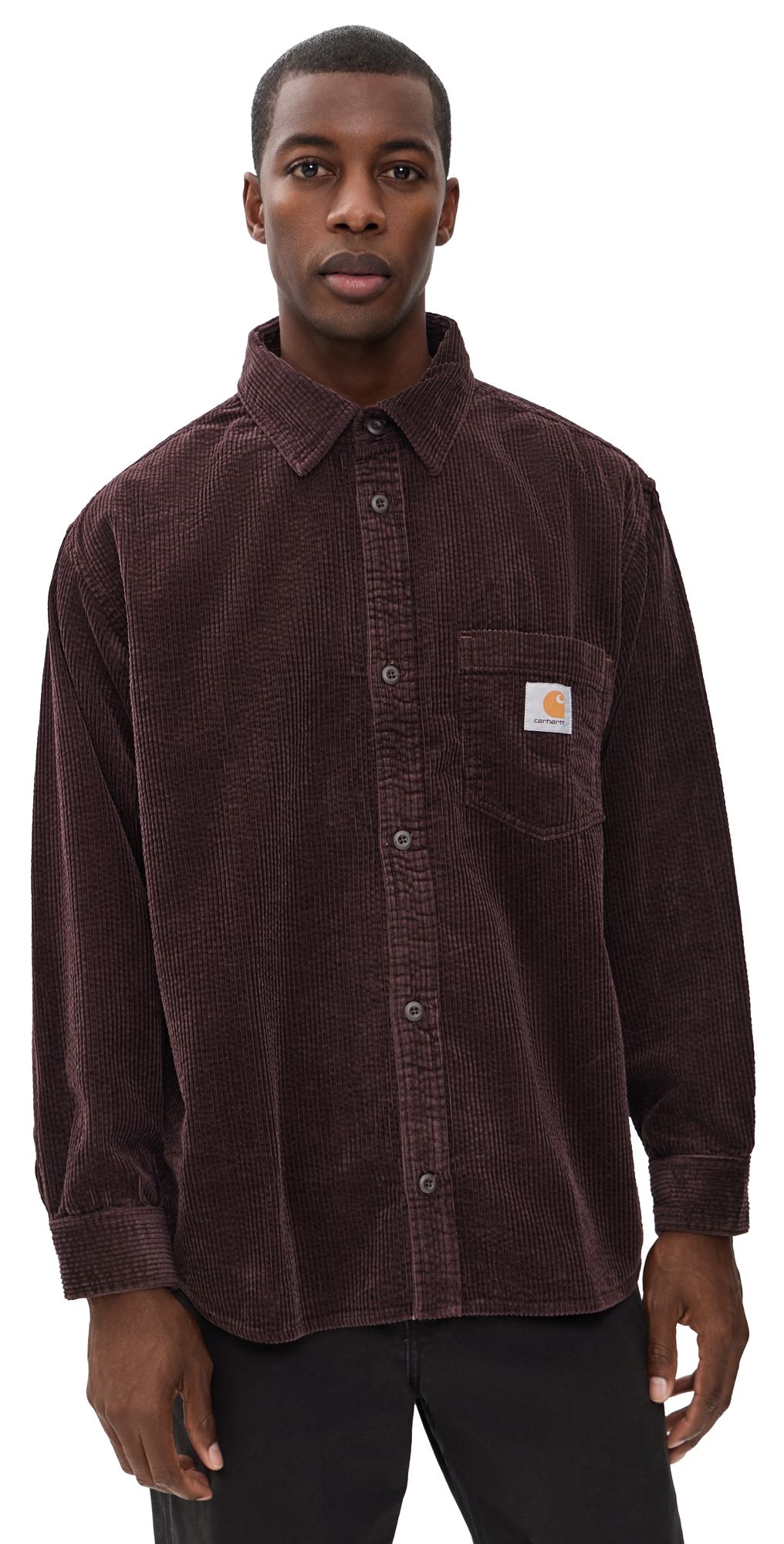 Carhartt WIP Loyde Corduroy Overshirt Palisander (Rinsed) S