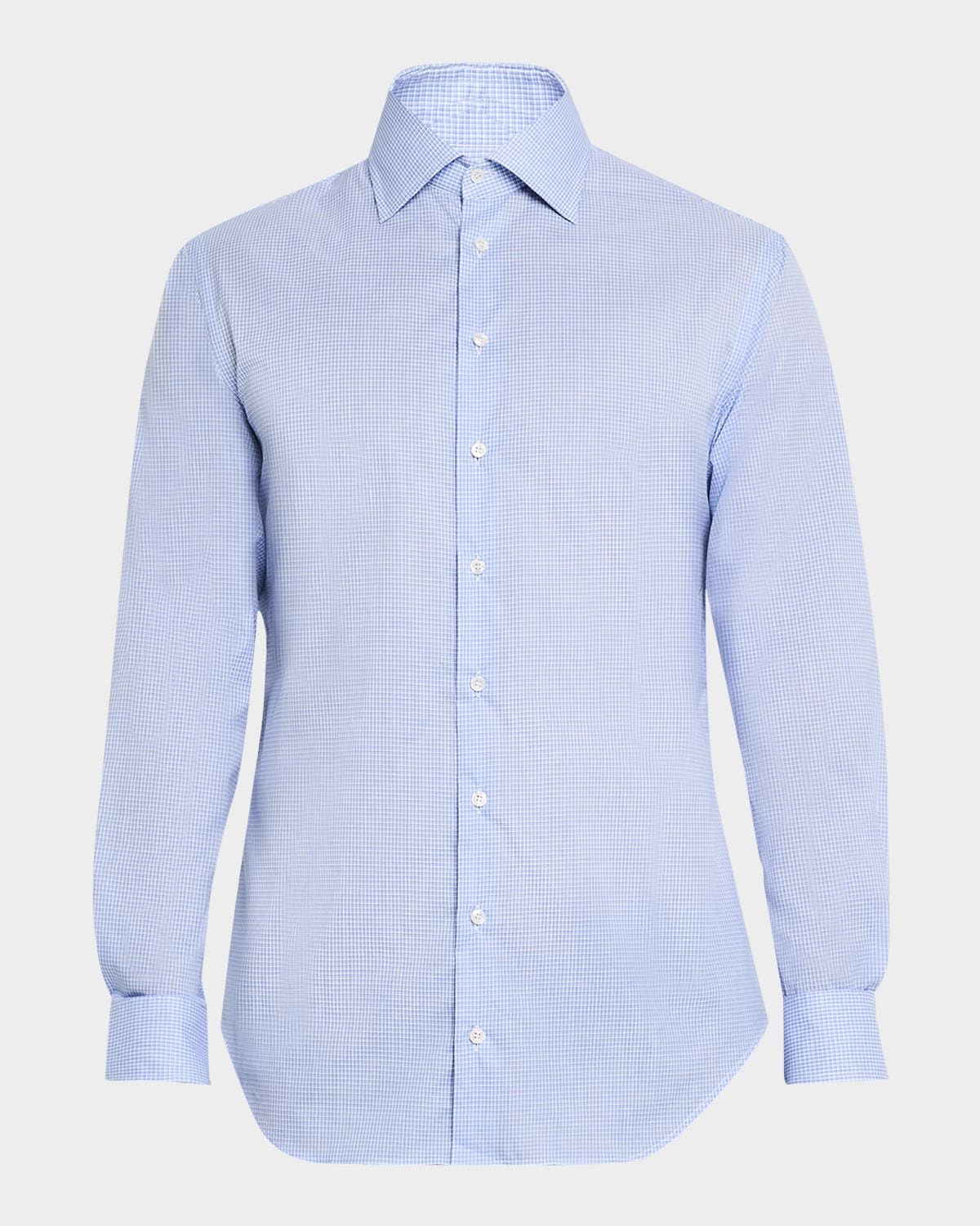 Men & apos;s Micro-Grid Dress Shirt