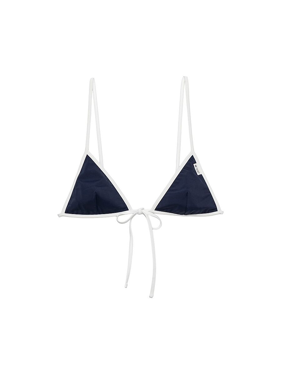 Women's Jersey Bikini Top - Blue - Size XL