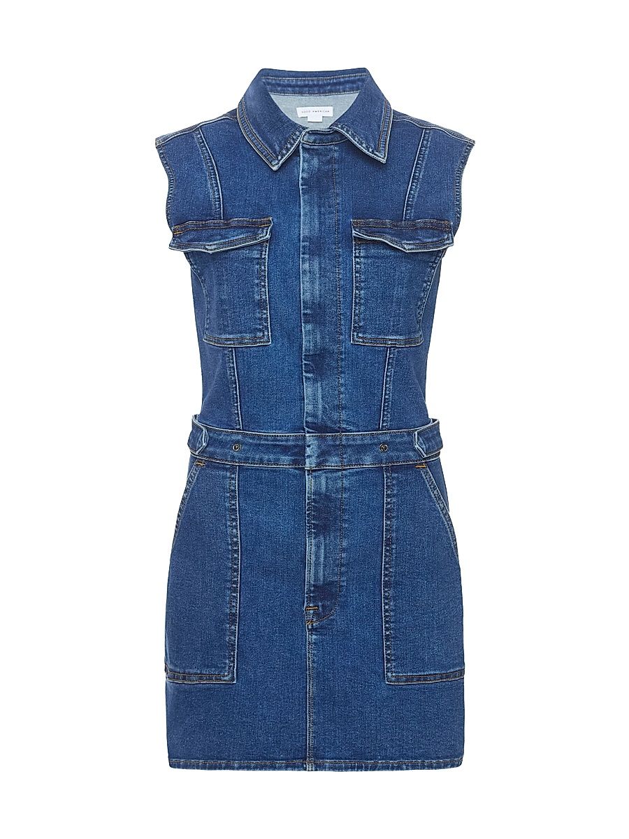 Women's Fit For Success Sleeveless Mini Dress - Indigo - Size XS