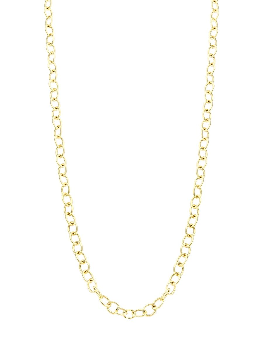 Women's Florence86 18K Yellow Gold Round-Link Long Chain - Yellow Gold - Size 24
