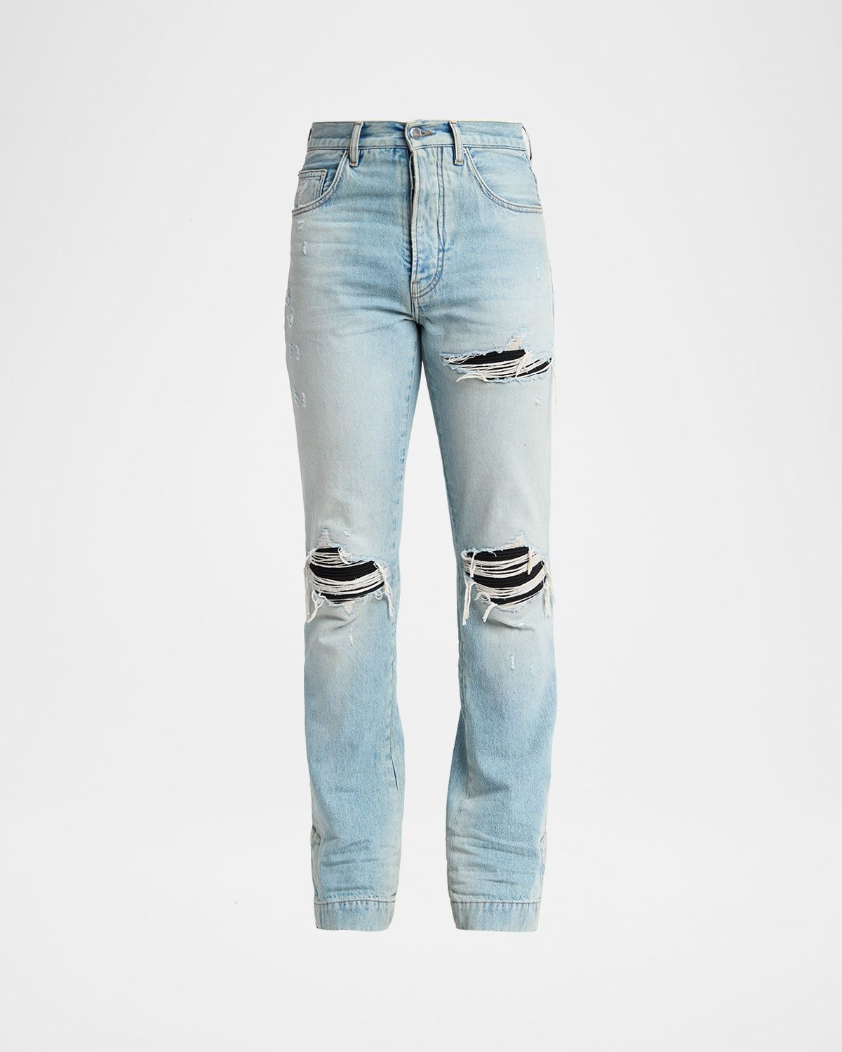 Men & apos;s MX1 Distressed Slim-Fit Flare Jeans