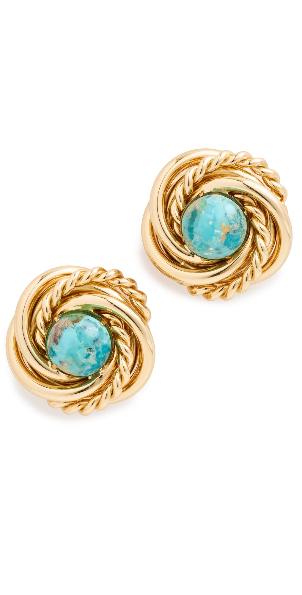 GAS Bijoux Aatika Earrings Turquoise One Size