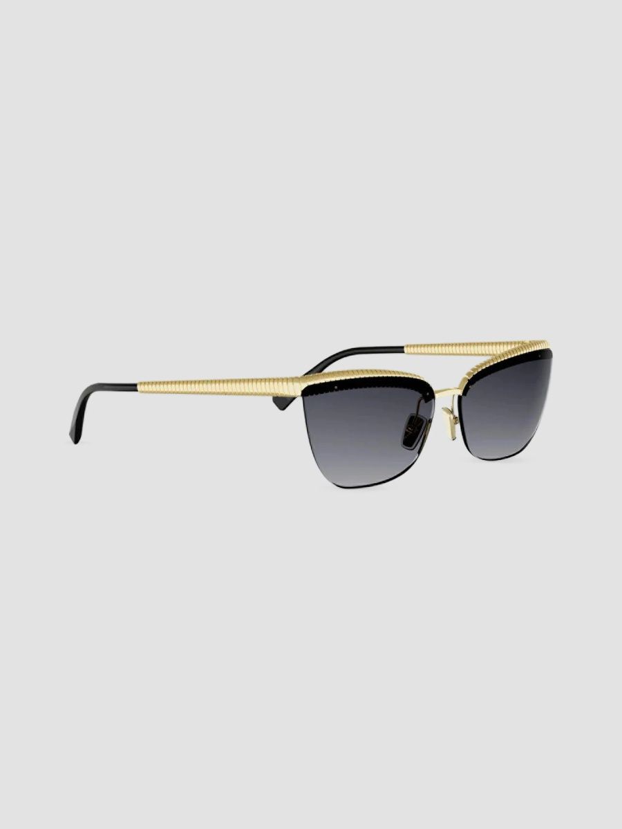 BVLGARI Women's Tubogas 61MM Cat-Eye Sunglasses - Gold Grey