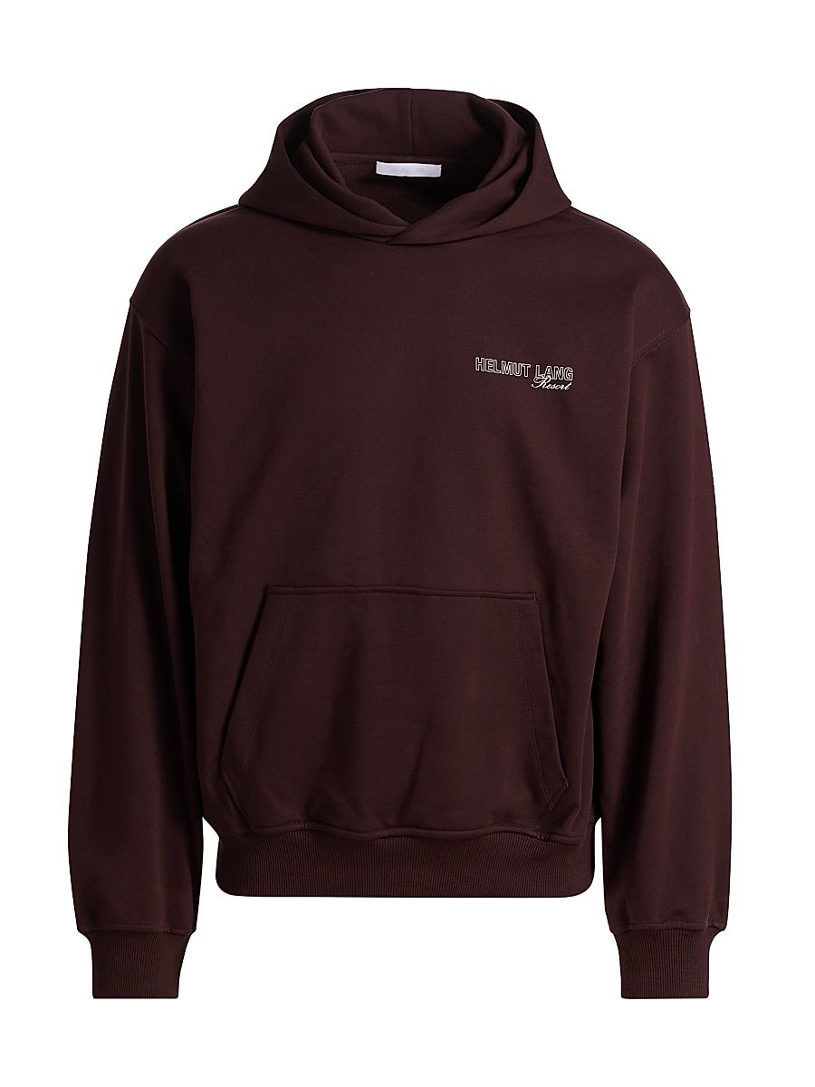 Men's Skier Graphic Hoodie - Mahogany - Size XL