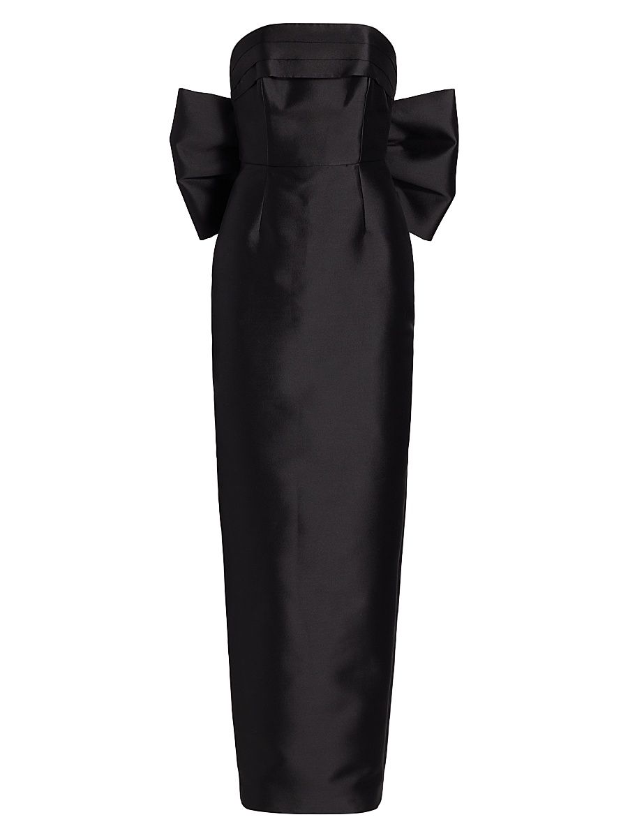 Women's Magnolia Column Gown - Black - Size 10