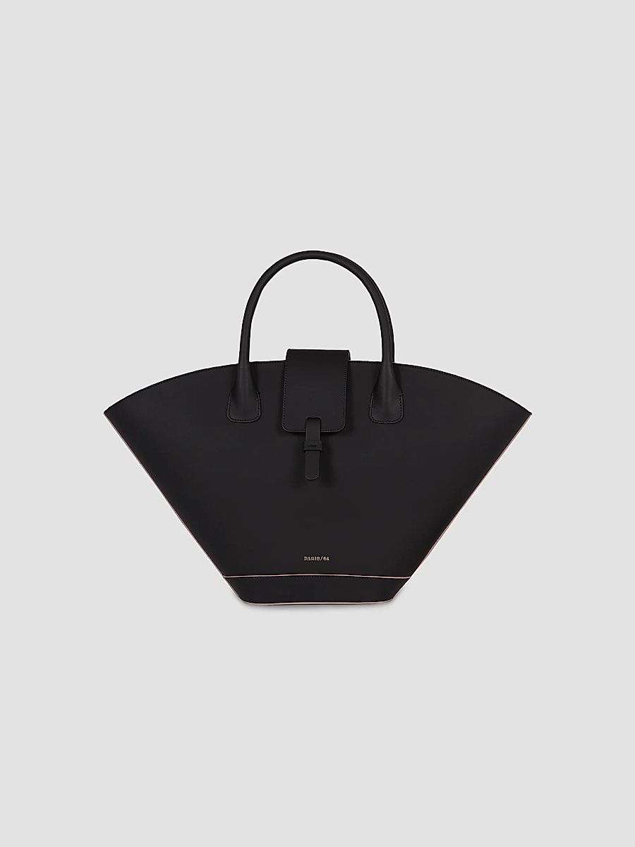 Women's Lumière Leather Tote Bag - Black