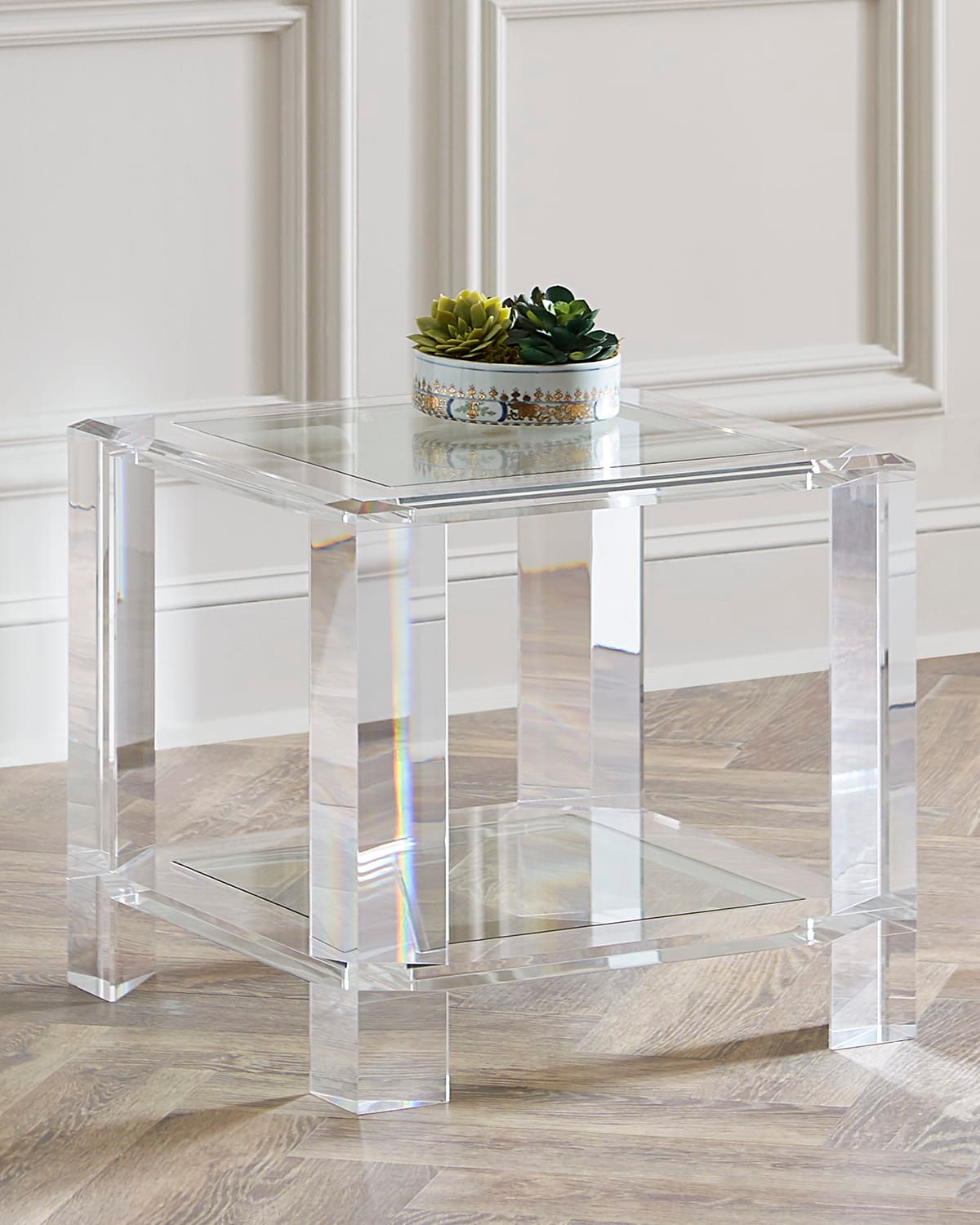 Langston Acrylic Side Table