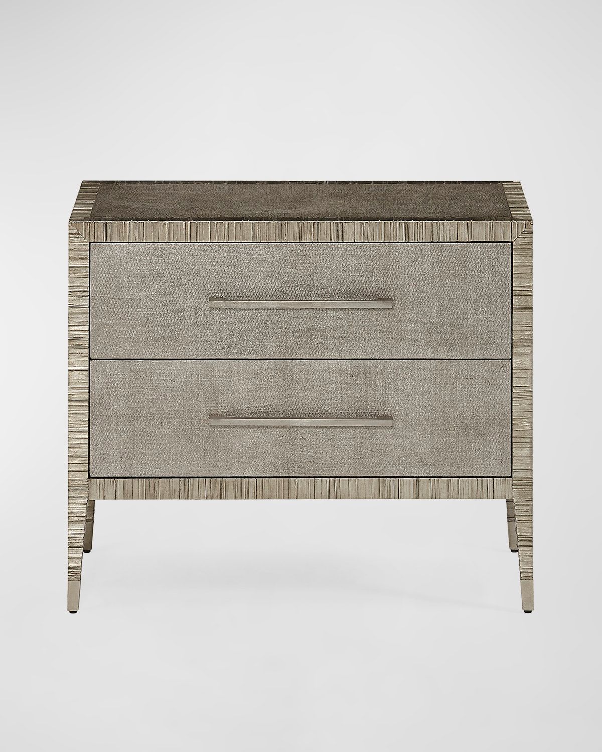 Carraway Silver Nightstand