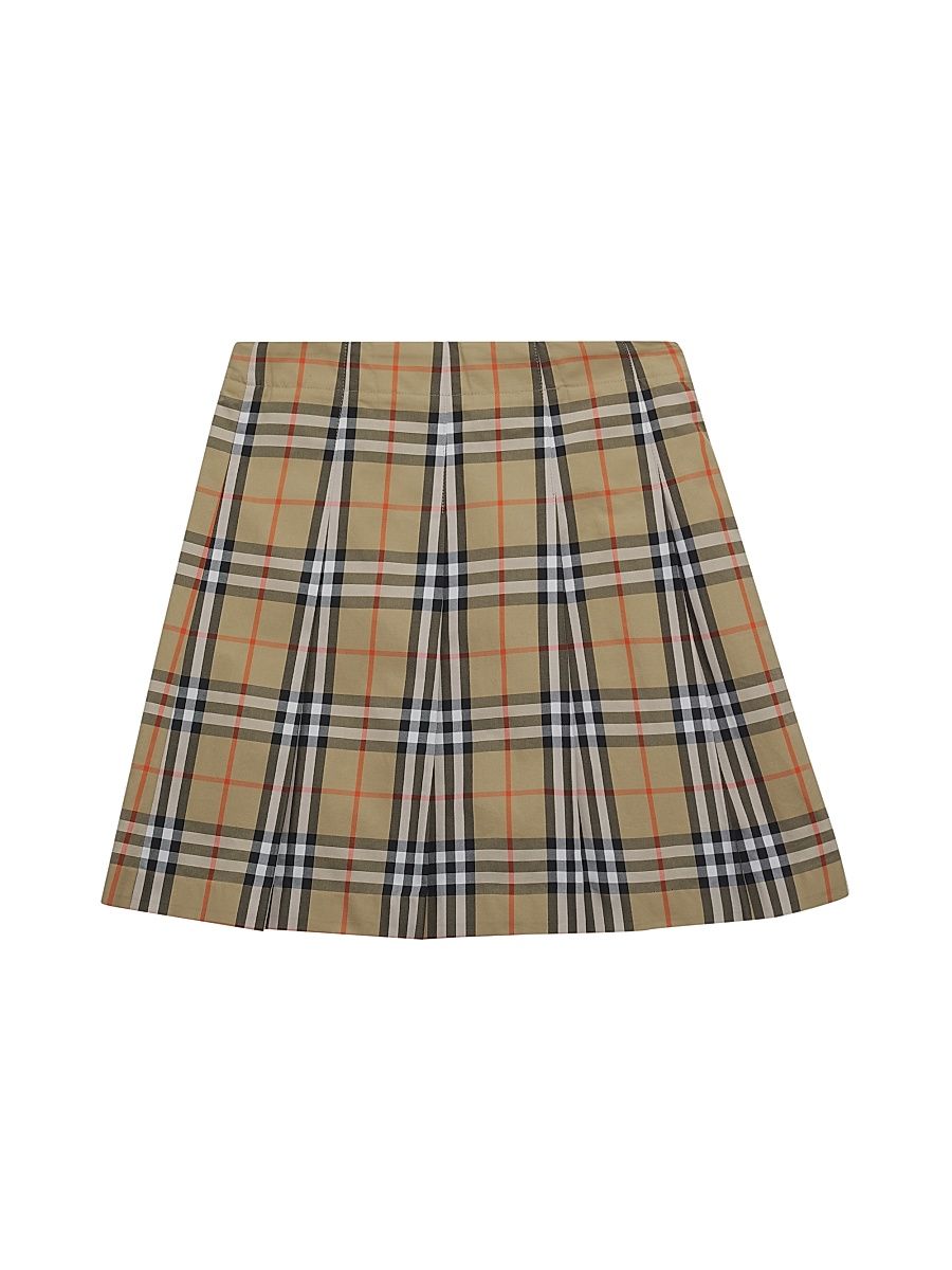 Little Girl's & Girl's Gabrielle Check Pleated Skirt - Sandipcheck - Size 8