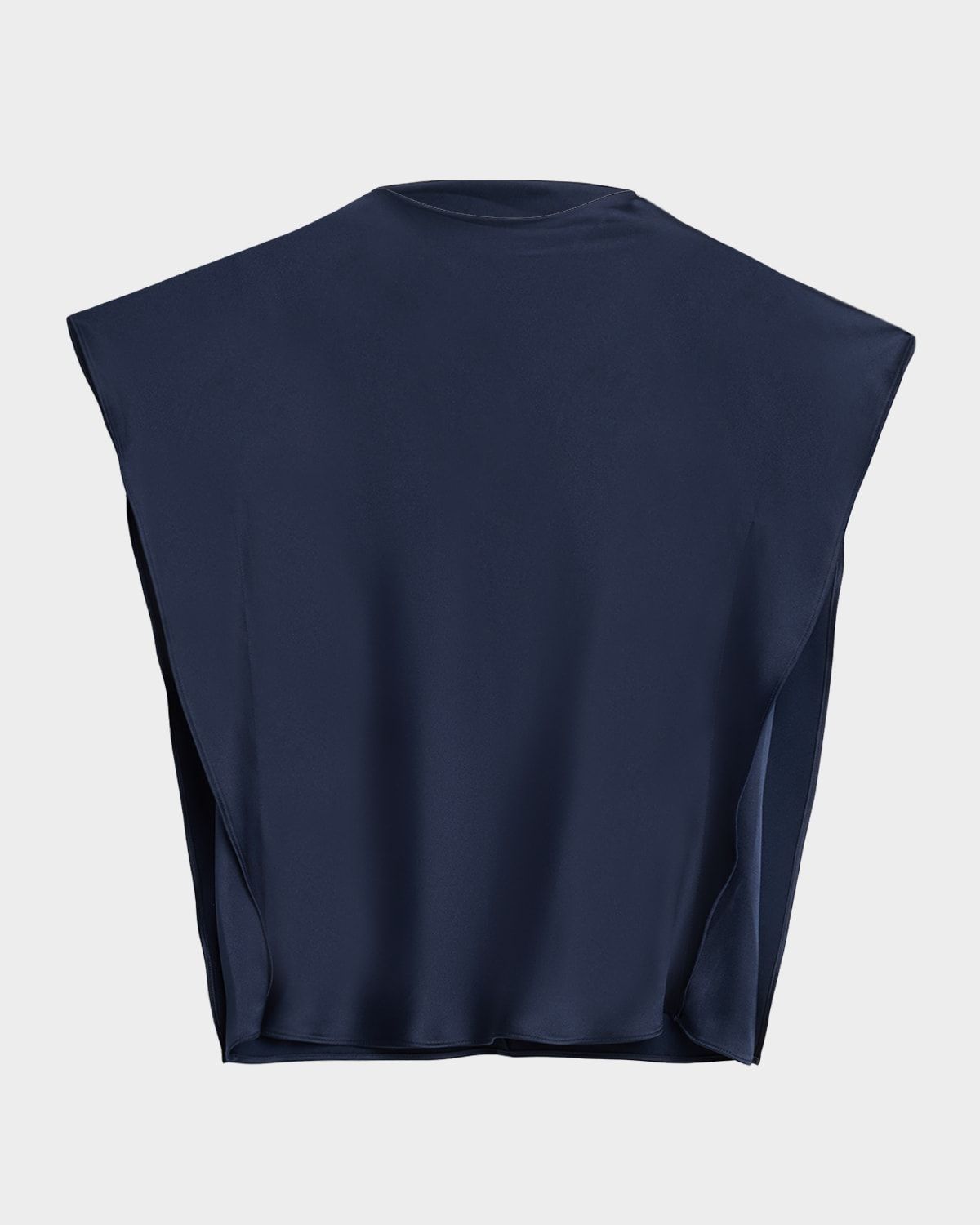 Adrien Draped Satin Top