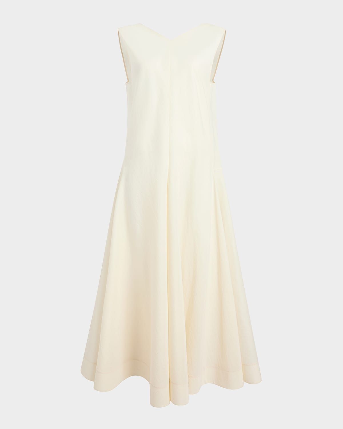Mellie Open-Back Sleeveless A-Line Maxi Dress