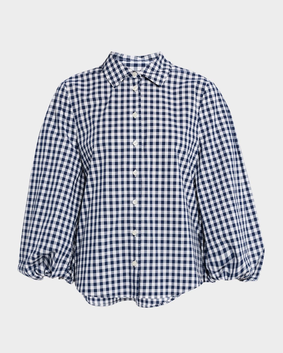 Marina Voluminous Button-Front Shirt