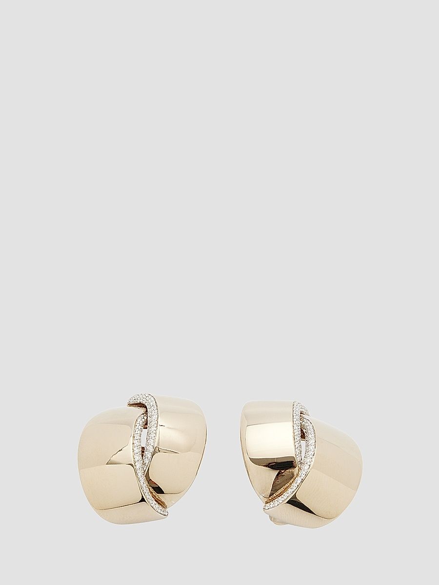 Women's Abbraccio 18K White Gold & 0.65 TCW Diamond Clip-On Earrings - White Gold
