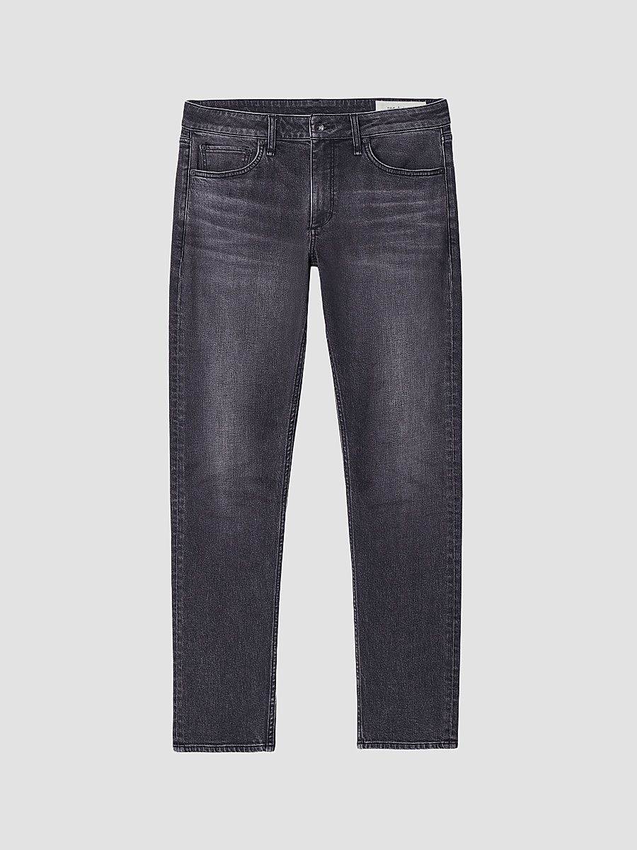 Men's Faded Wash Whiskered Jeans - Alec - Size 40
