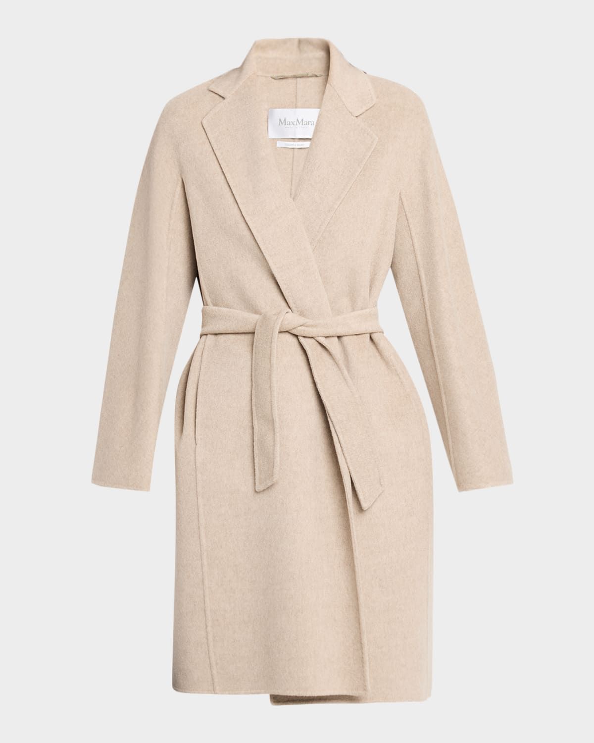 Aceri Double-Faced Cashmere Wrap Coat